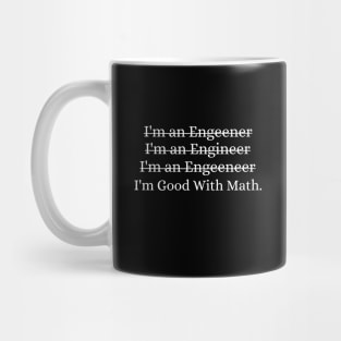 Professional operating mechanical engineer grammar student Mug